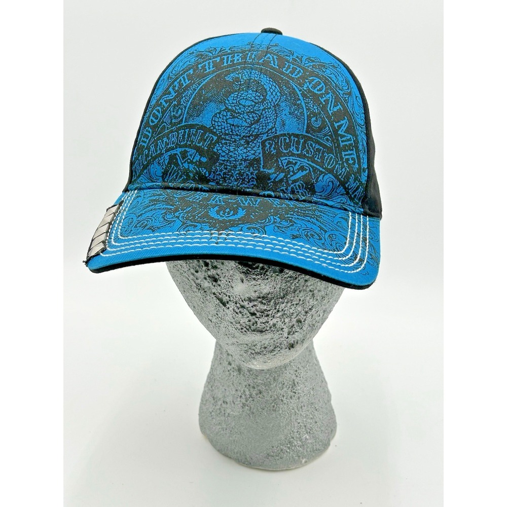 Don't Tread On Me Gadsden Snake Snapback Hat Studded Biker Trucker Cowboy